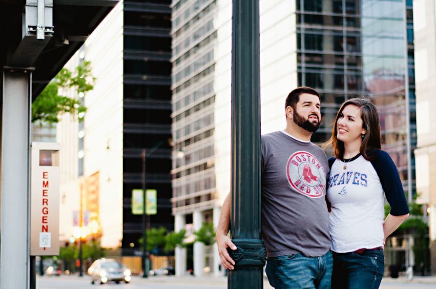 Atlantic Station engagement photography